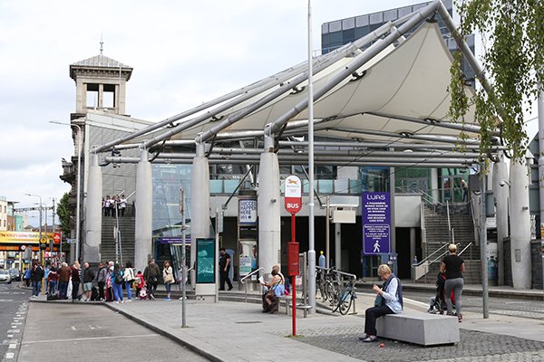 external view of connolly rail station 