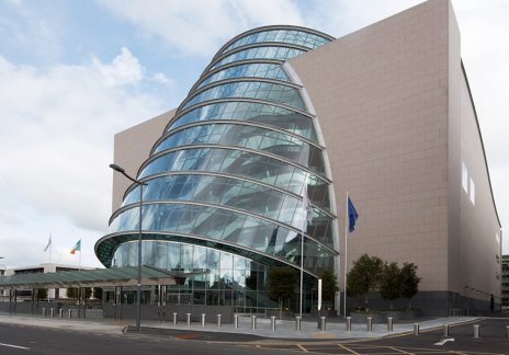 external view of the convention centre dublin 