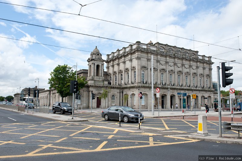 external view of heuston rail station